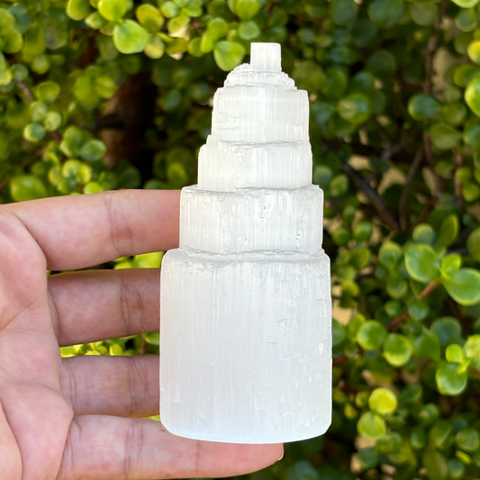 Selenite Tower - 10cm