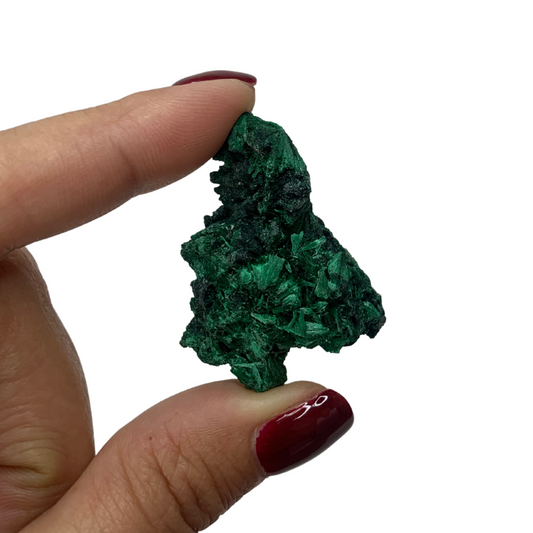 Natural Fibrous Velvet Malachite Specimen