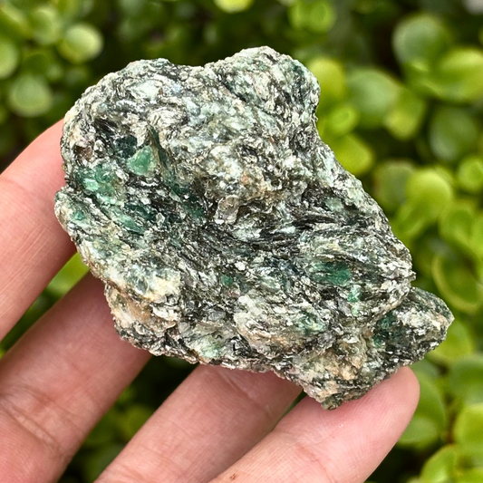 Emerald in Mica Matrix