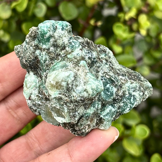 Emerald in Mica Matrix