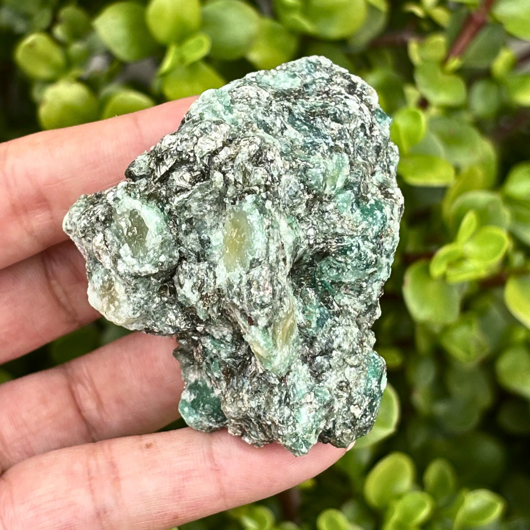 Emerald in Mica Matrix