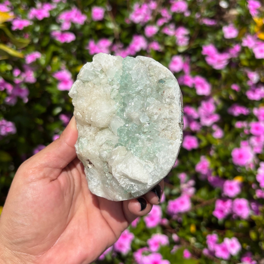 Green Apophyllite Cluster