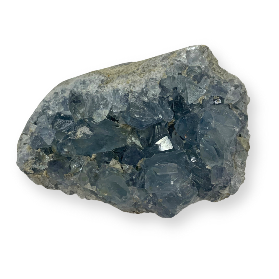 Celestite (aka Celestine) Cluster