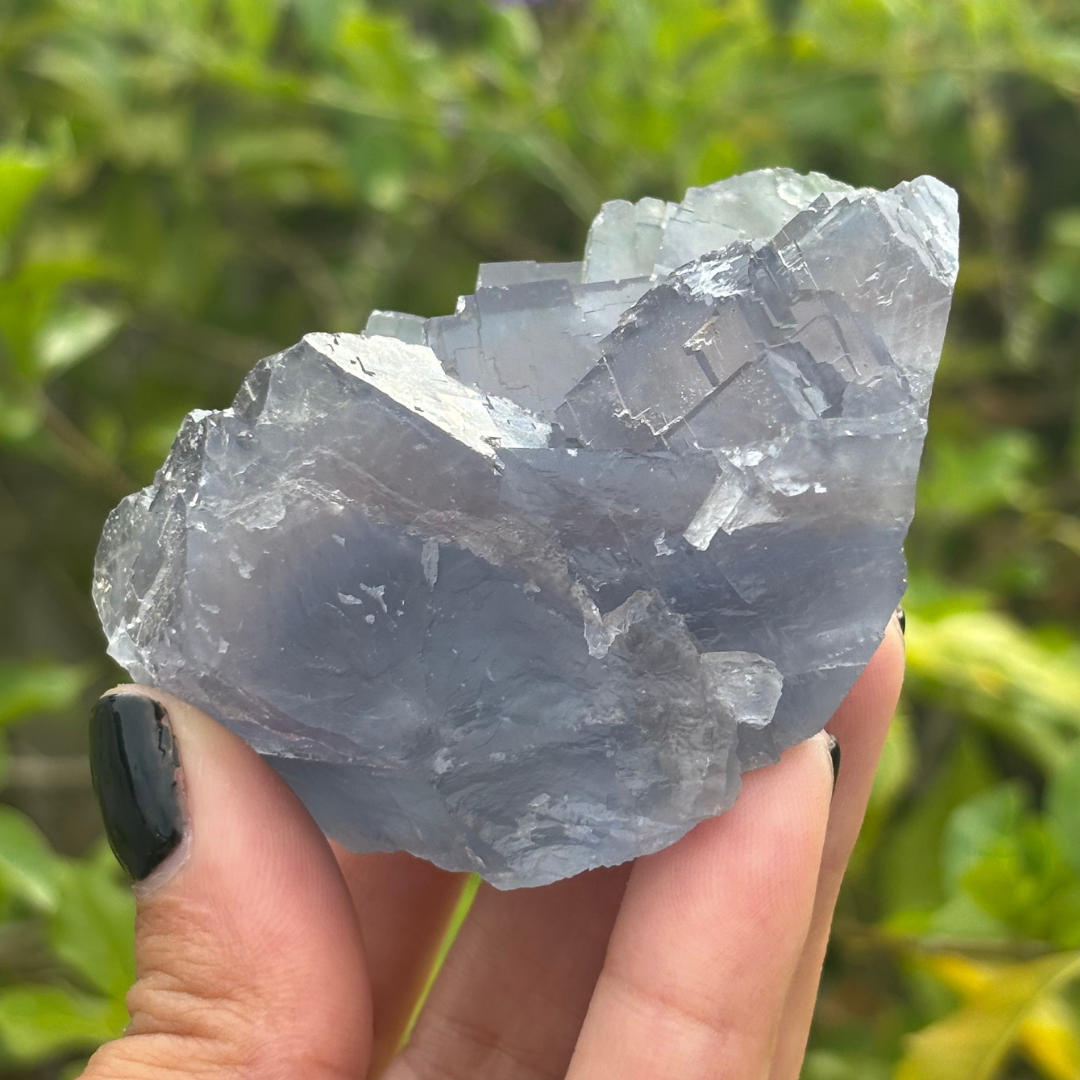 Blue Purple Fluorite Specimen