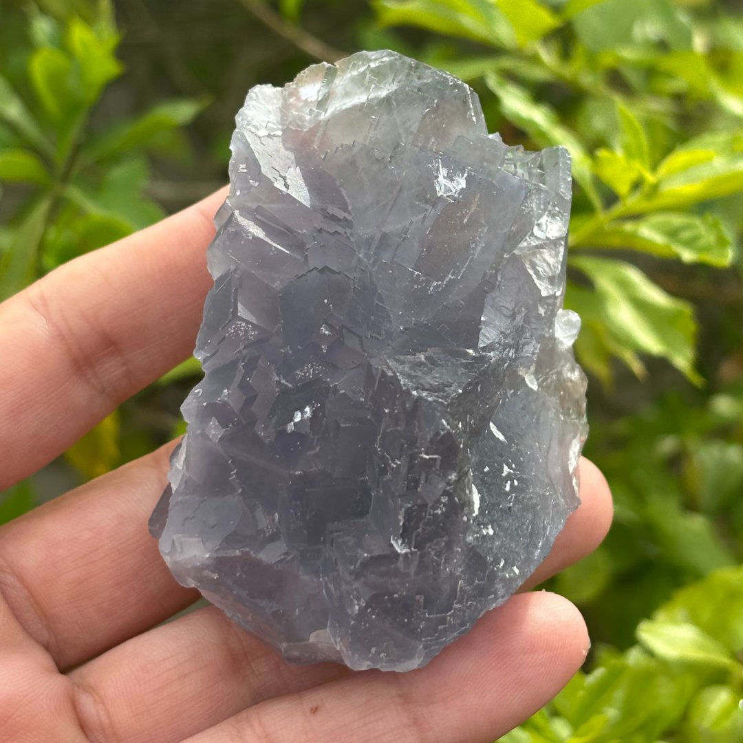 Blue Purple Fluorite Specimen