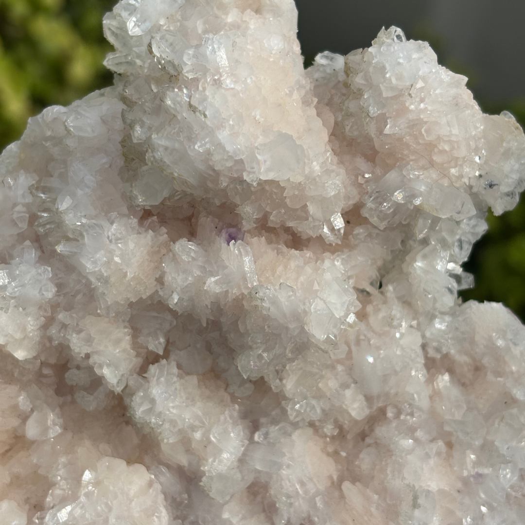 Manganoan Calcite with Purple Fluorite (UV Reactive)