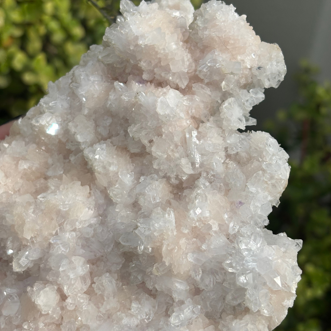 Manganoan Calcite with Purple Fluorite (UV Reactive)