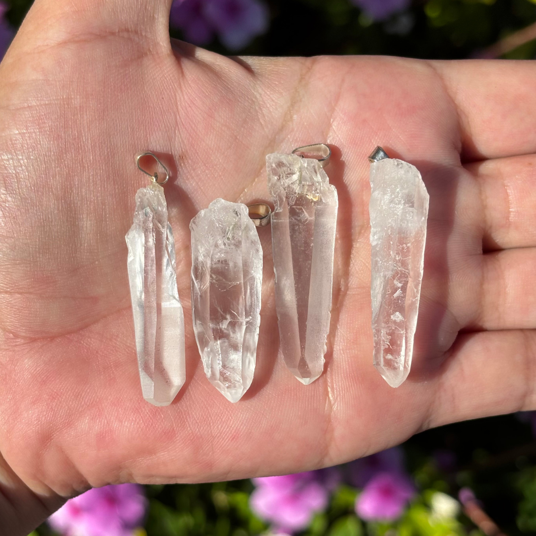 Lemurian Quartz Point Pendant