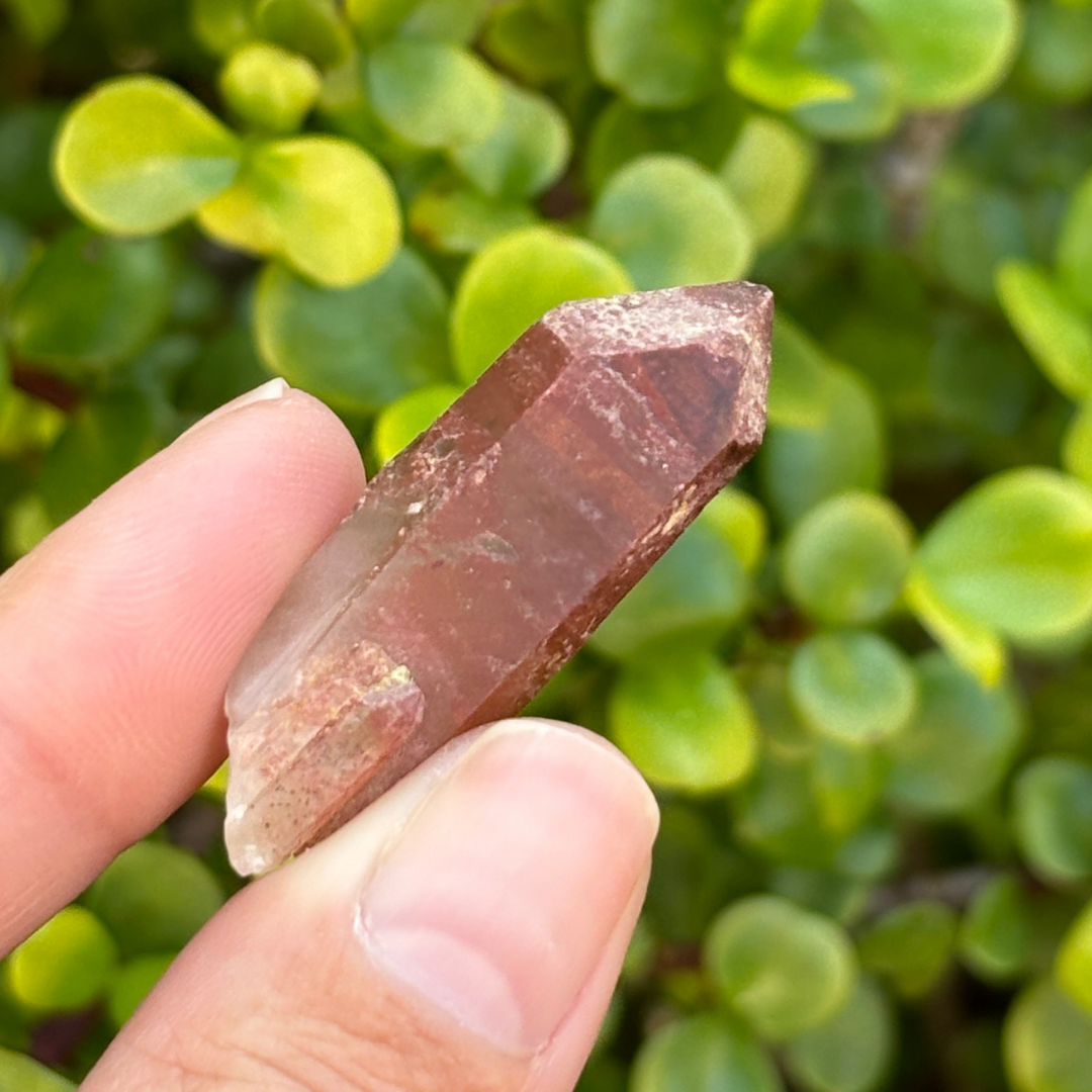 Red Hematoid Quartz Point