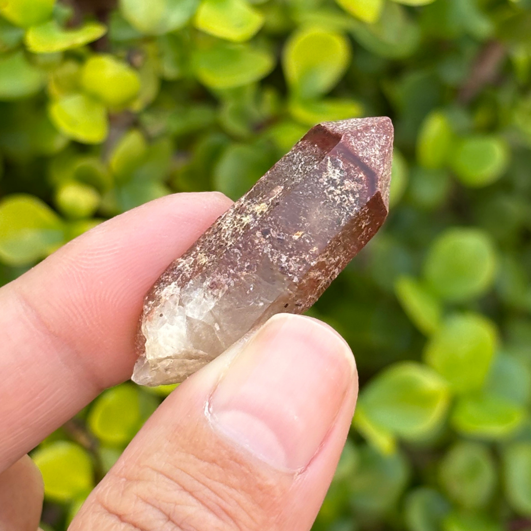Red Hematoid Quartz Point
