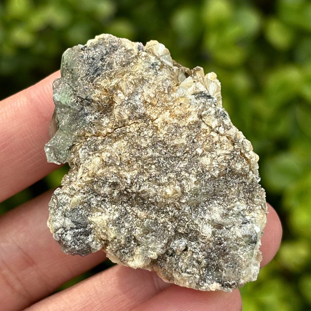Green Fluorite, Schorl & Muscovite Specimen