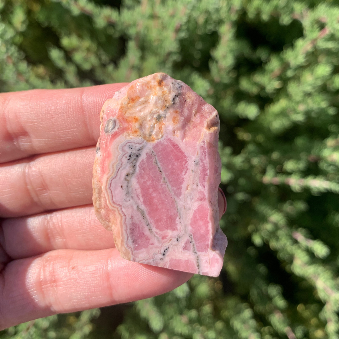 Rhodochrosite Slice