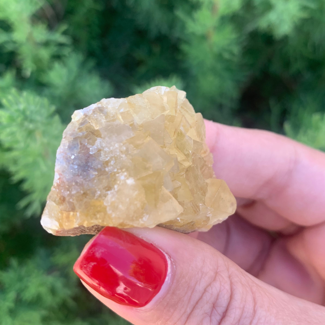 Yellow Fluorite Cluster - Spain