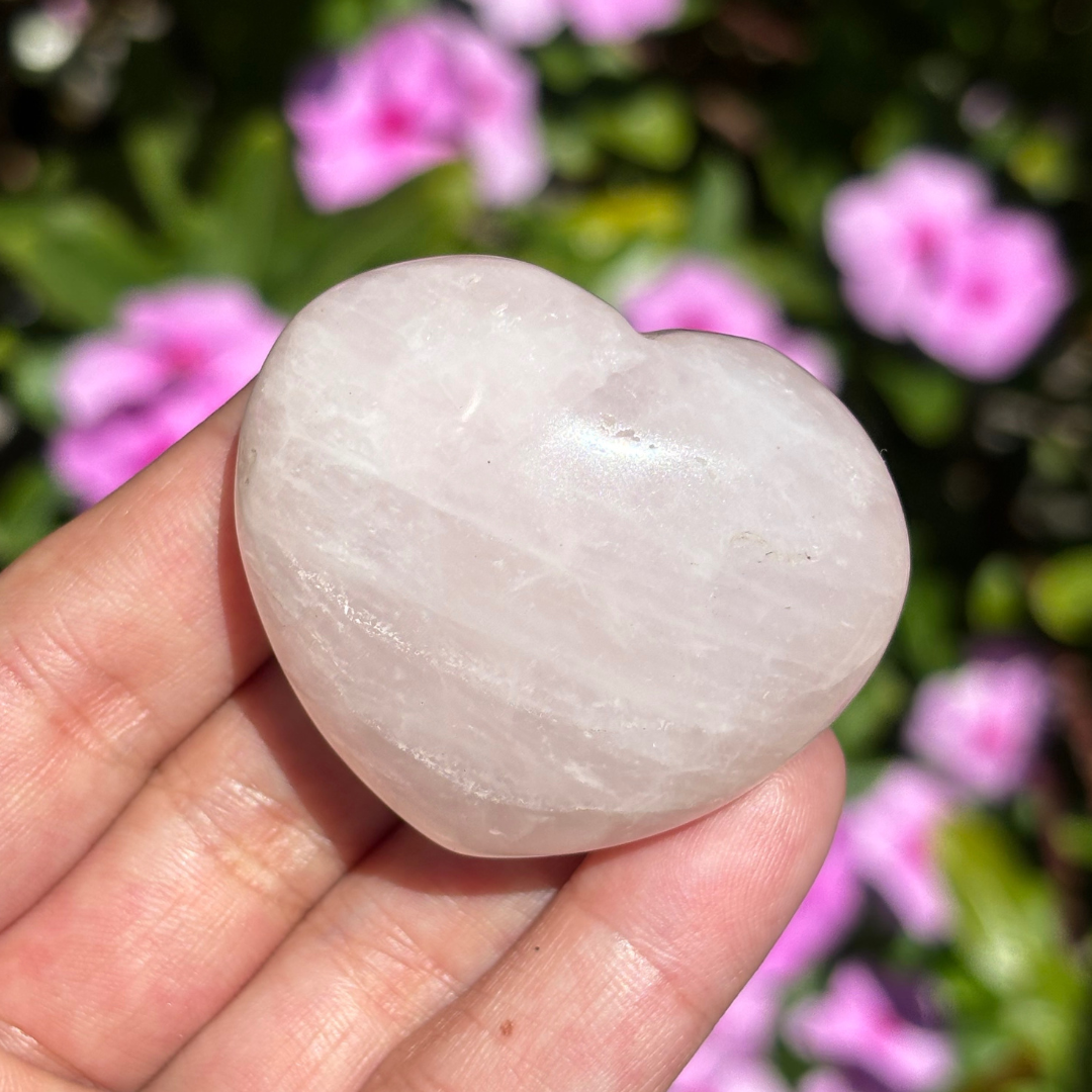 Rose Quartz Heart