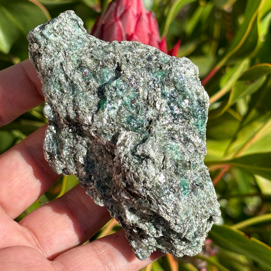 Emerald in Mica Matrix