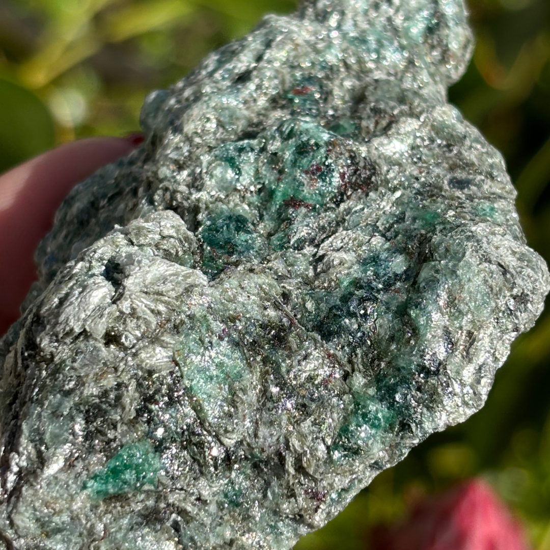 Emerald in Mica Matrix