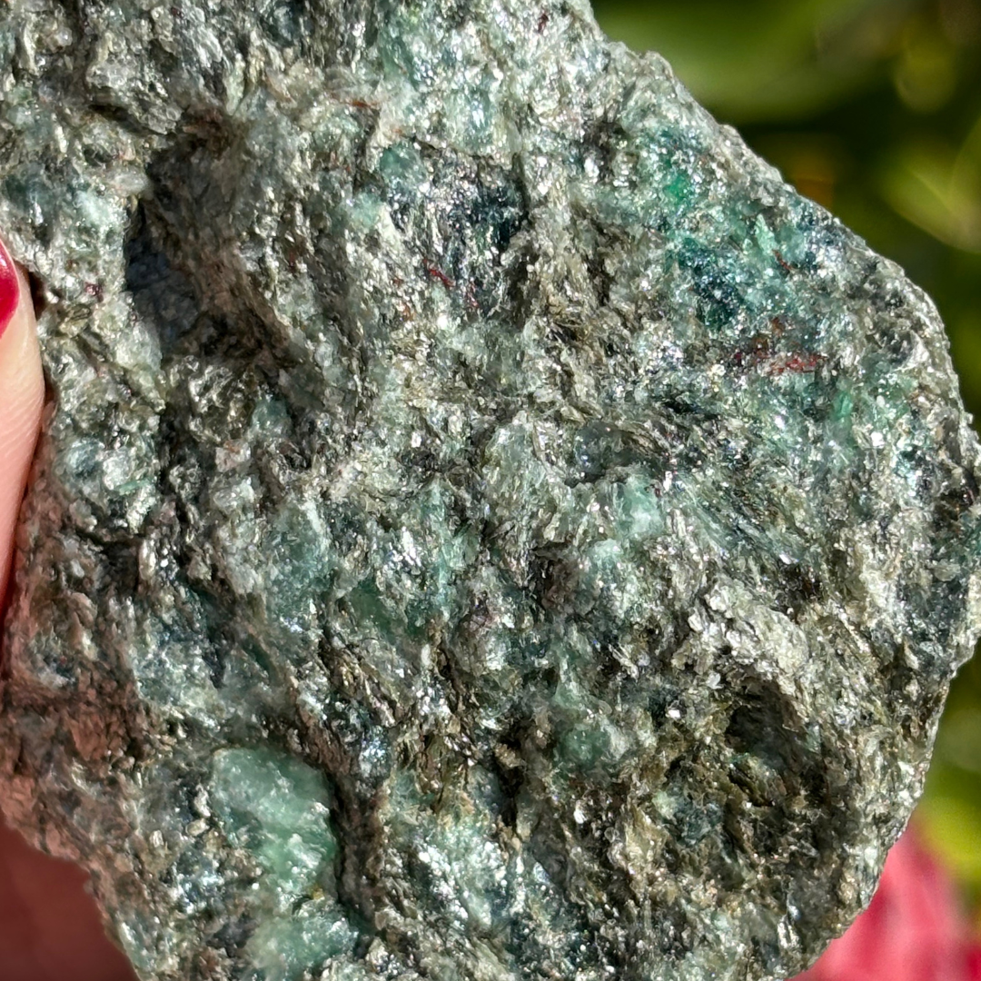 Emerald in Mica Matrix
