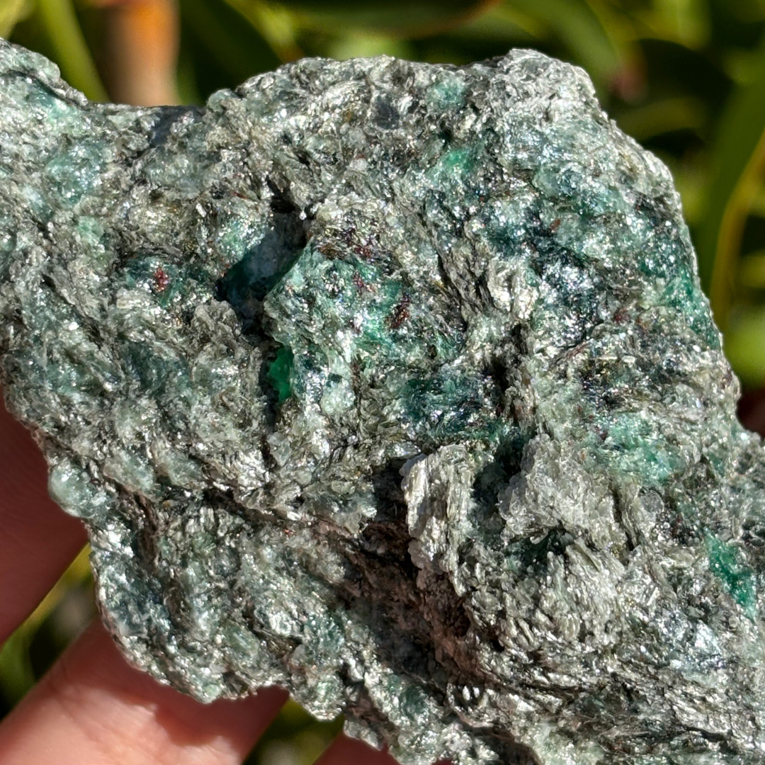 Emerald in Mica Matrix