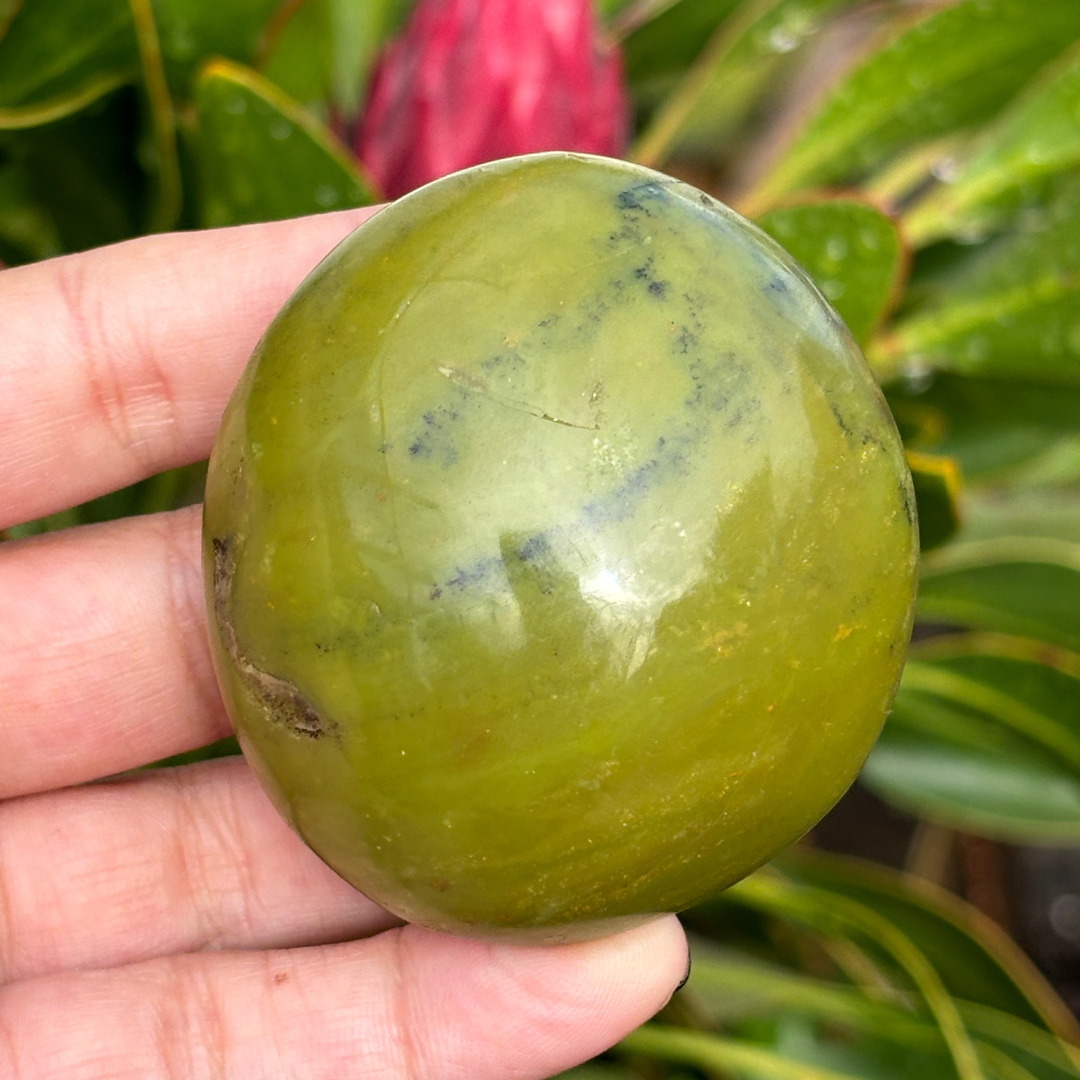 Green Opal Palm Stone