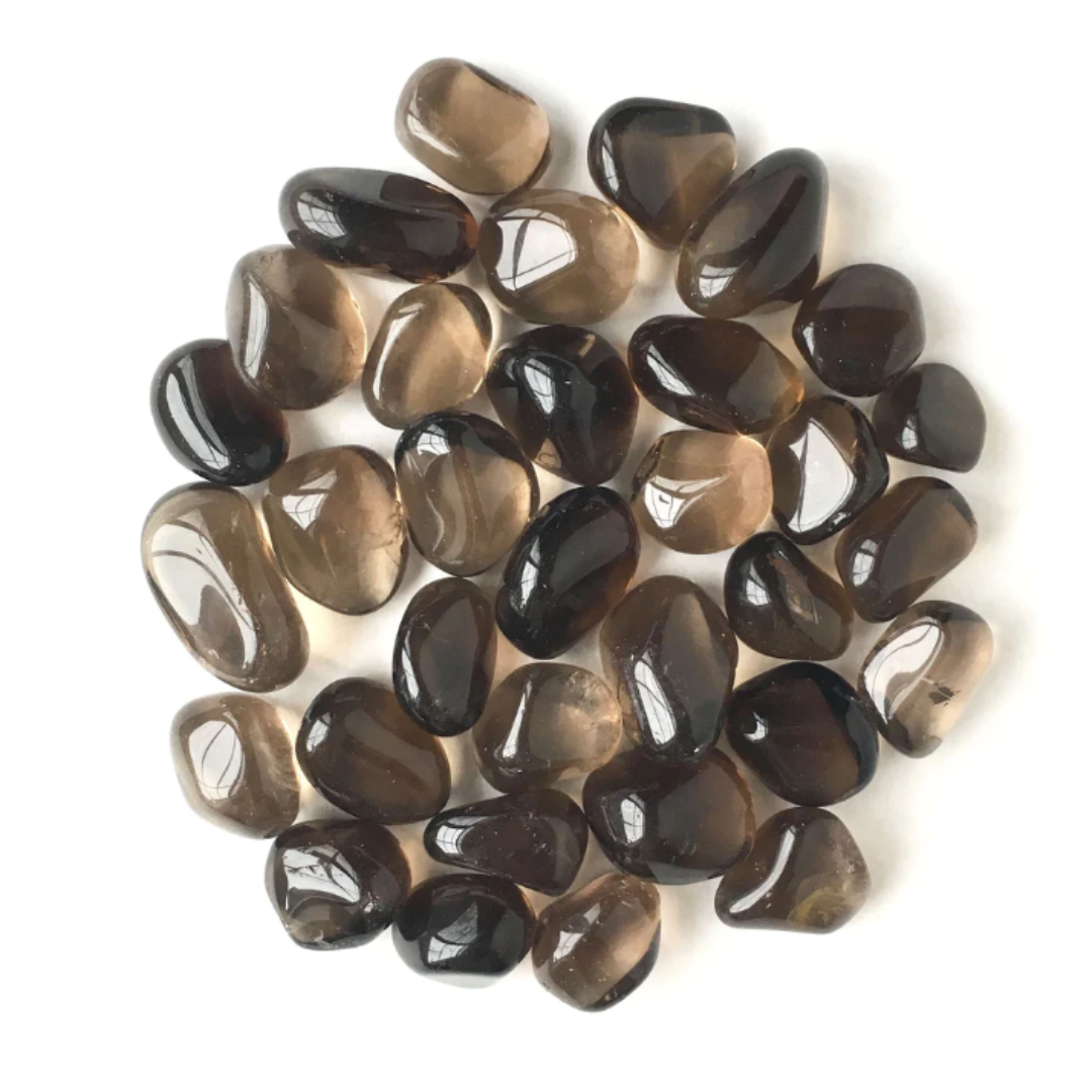 Smoky Quartz Tumbled Stones - A+ Grade