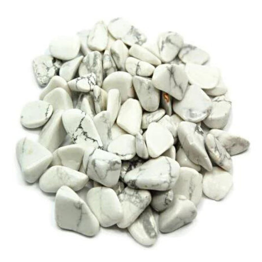 White Howlite Tumbled Stones