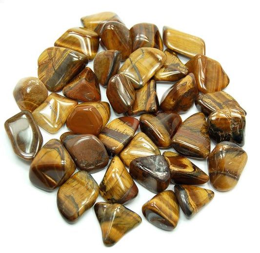 Tigers Eye Tumbled Stones