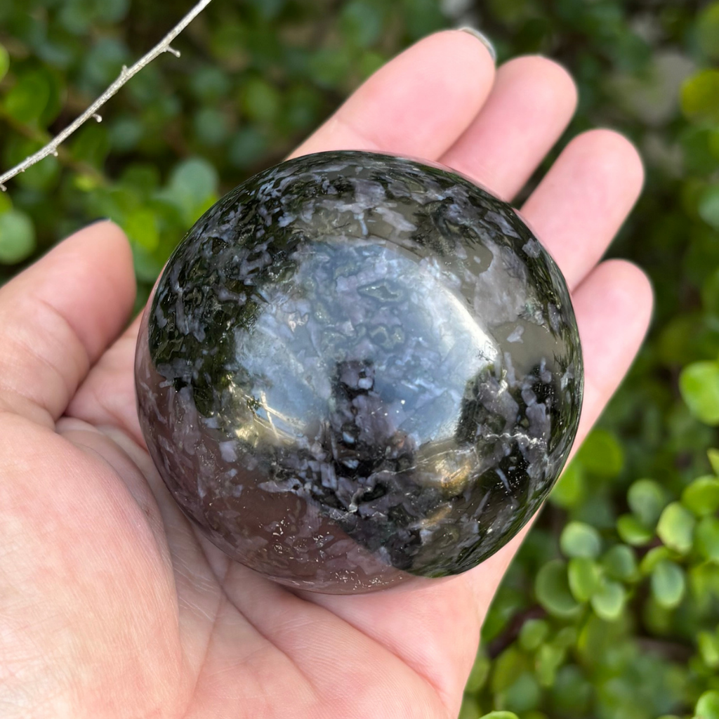 Indigo Gabbro Sphere
