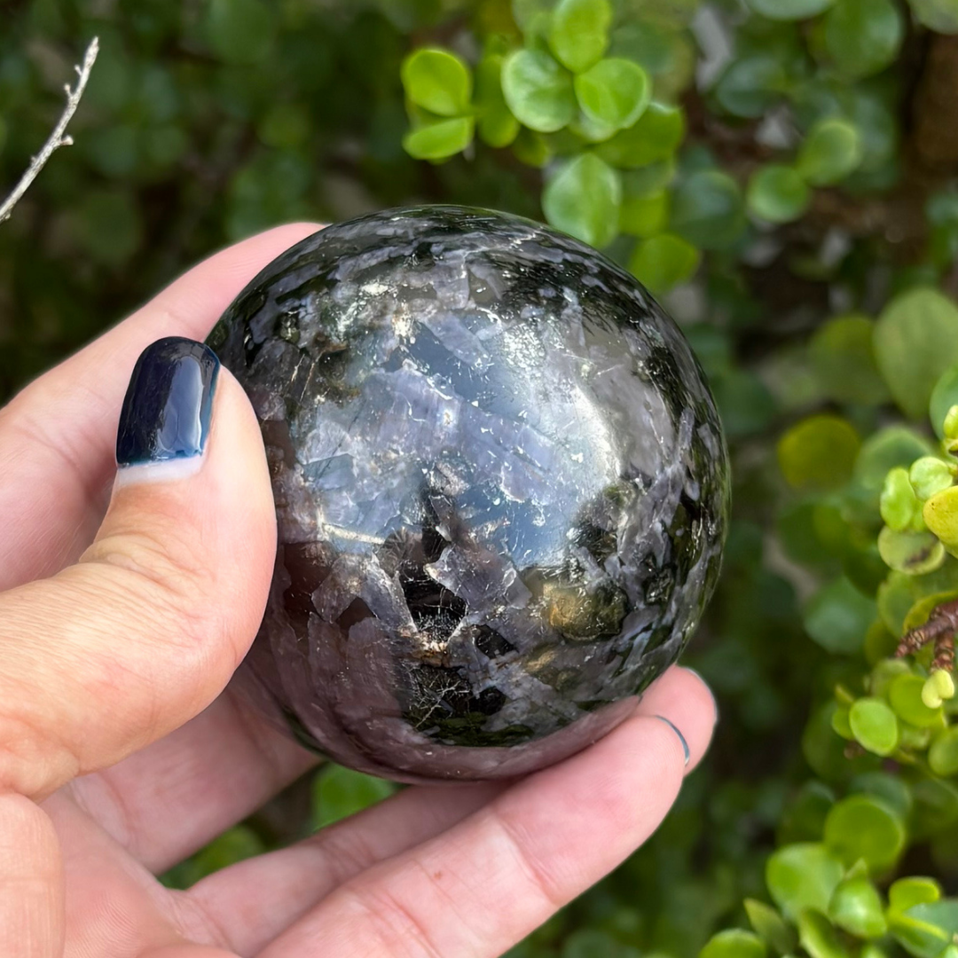 Indigo Gabbro Sphere