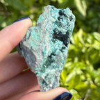 Chrysocolla Drusy with Malachite Specimen