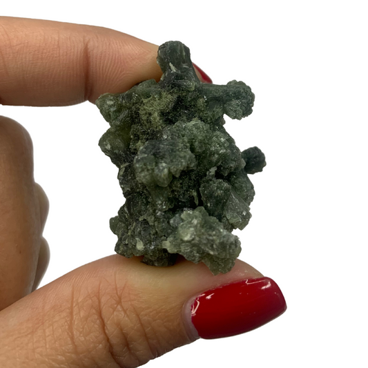 Green Prehnite and Epidote Cluster