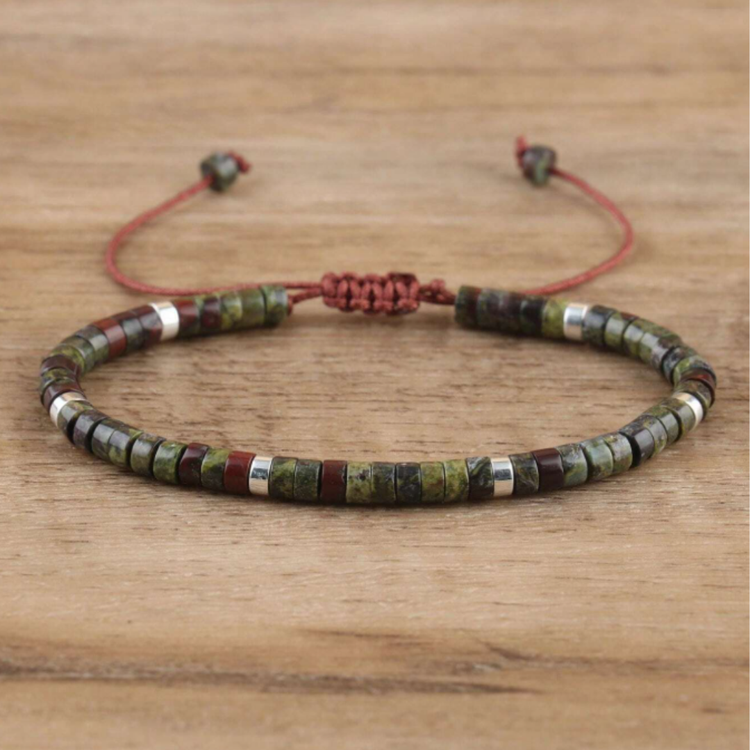 Bloodstone Adjustable Bracelet