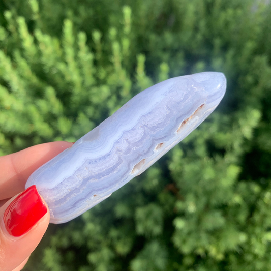 Blue Lace Agate Wand