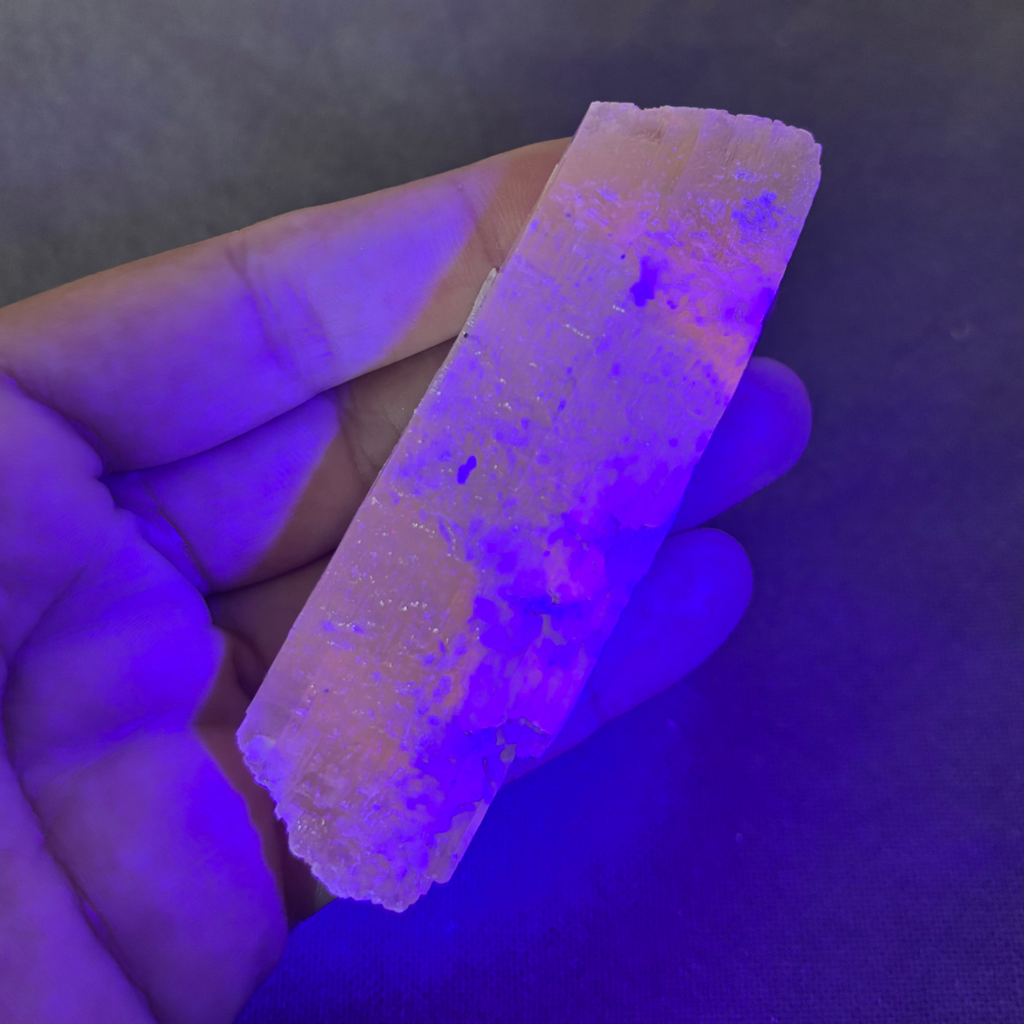 Selenite - Golden (Fluoresces under UV light)