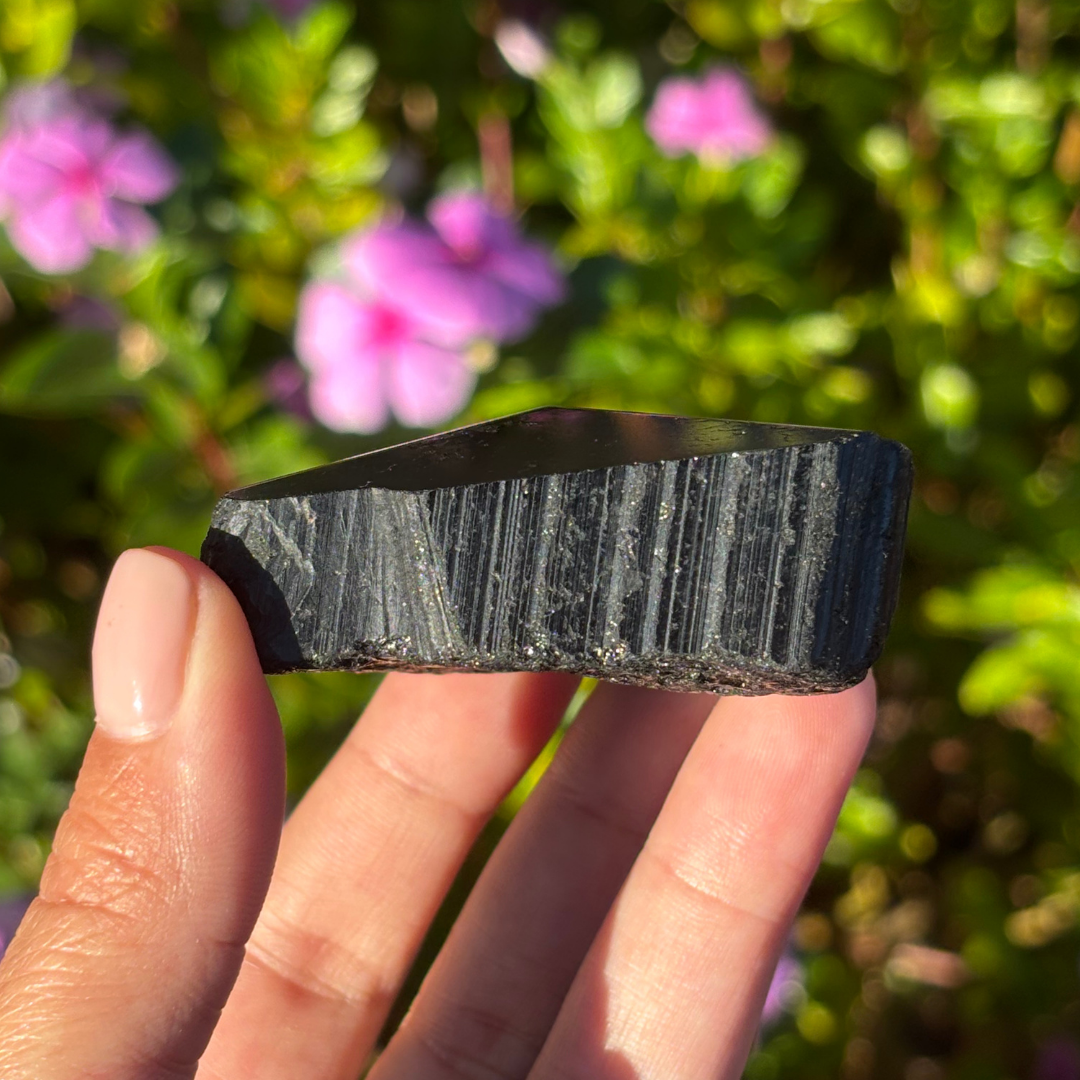 Black Tourmaline Mercedes Point