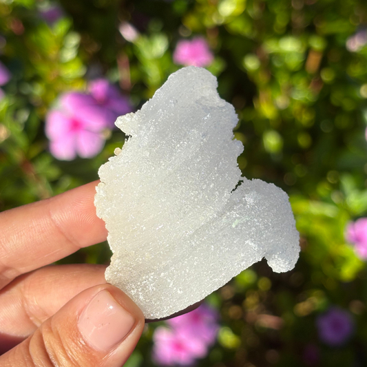 Curved Gypsum Selenite - Super Sparkly (UV Reactive)