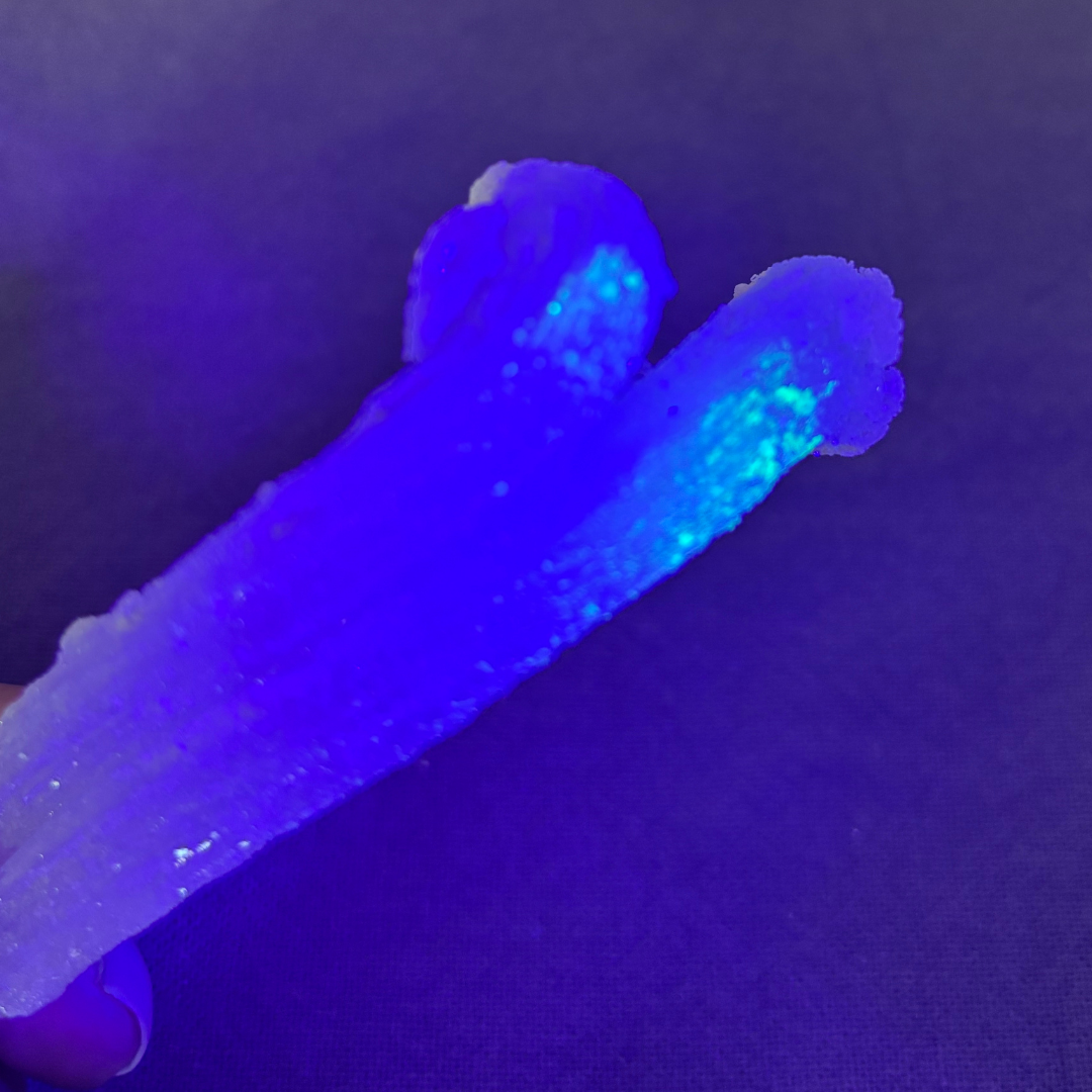 Curved Gypsum Selenite - Super Sparkly (UV Reactive)