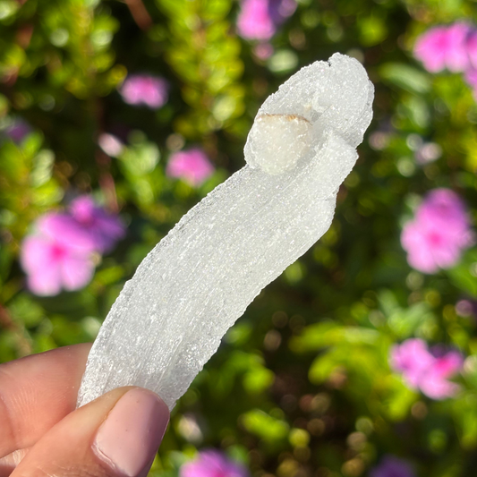 Curved Gypsum Selenite - Super Sparkly (UV Reactive)