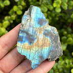 Labradorite Half Polished Piece