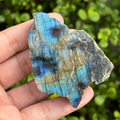 Labradorite Half Polished Piece