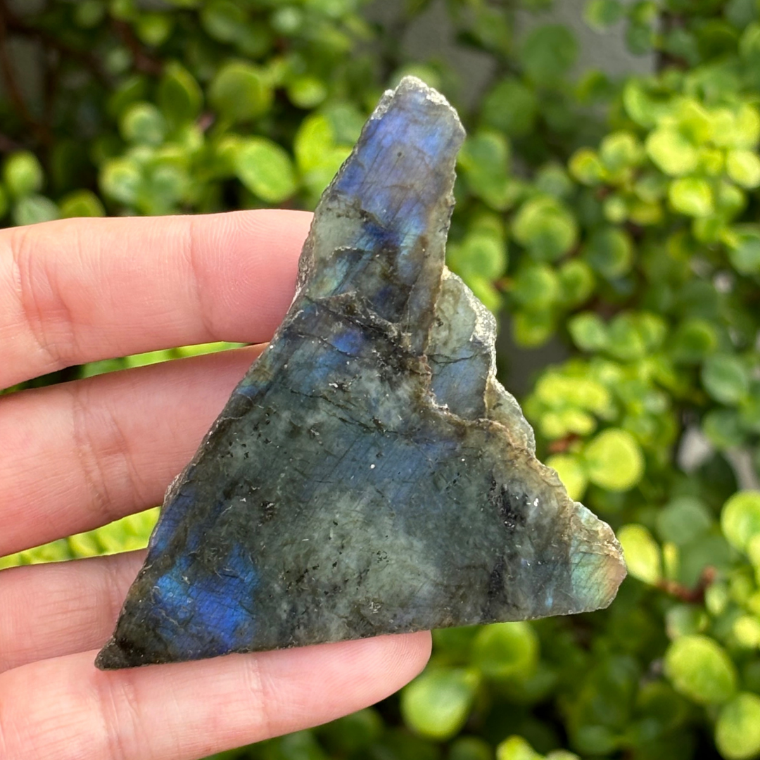 Labradorite Half Polished Piece
