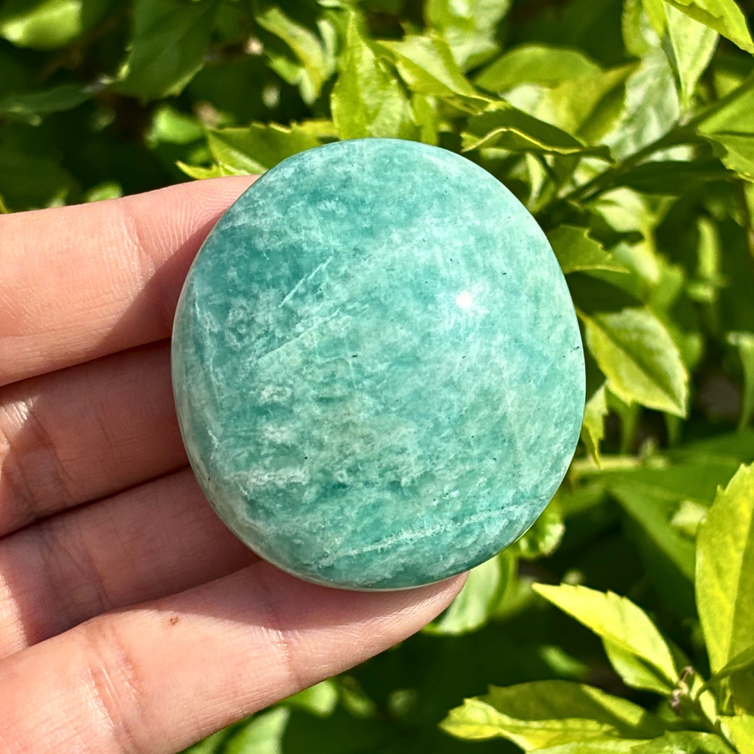 Amazonite Palm Stone