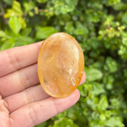 Golden Healer Hematoid Quartz Palm Stone