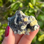 Fluorite (Green & Purple) with Schorl & Muscovite Specimen
