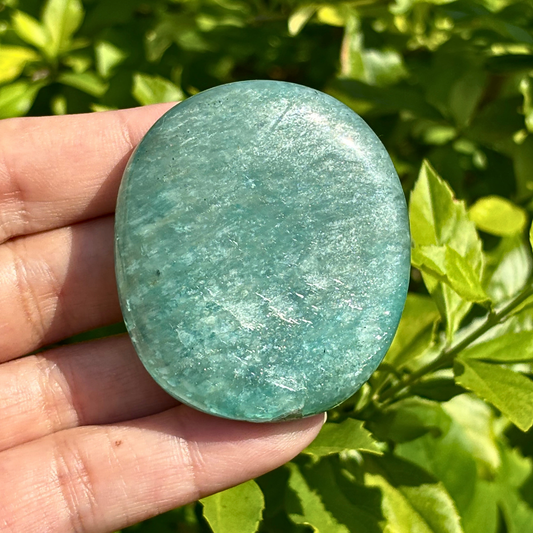 Amazonite Palm Stone