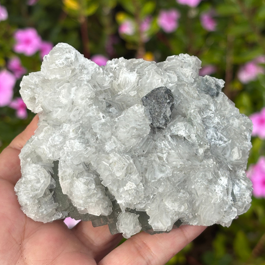 Sugar Fluorite with Calcite Specimen