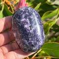 Lepidolite Palm Stone