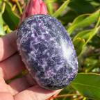 Lepidolite Palm Stone