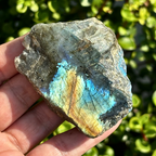 Labradorite Half Polished Piece