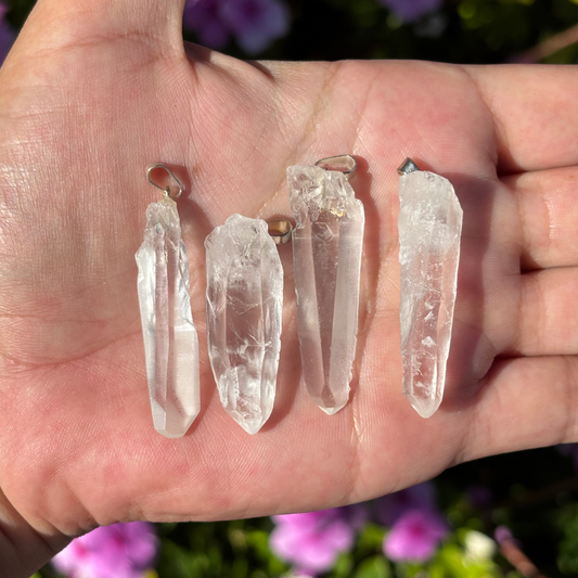 Lemurian Quartz Point Pendant