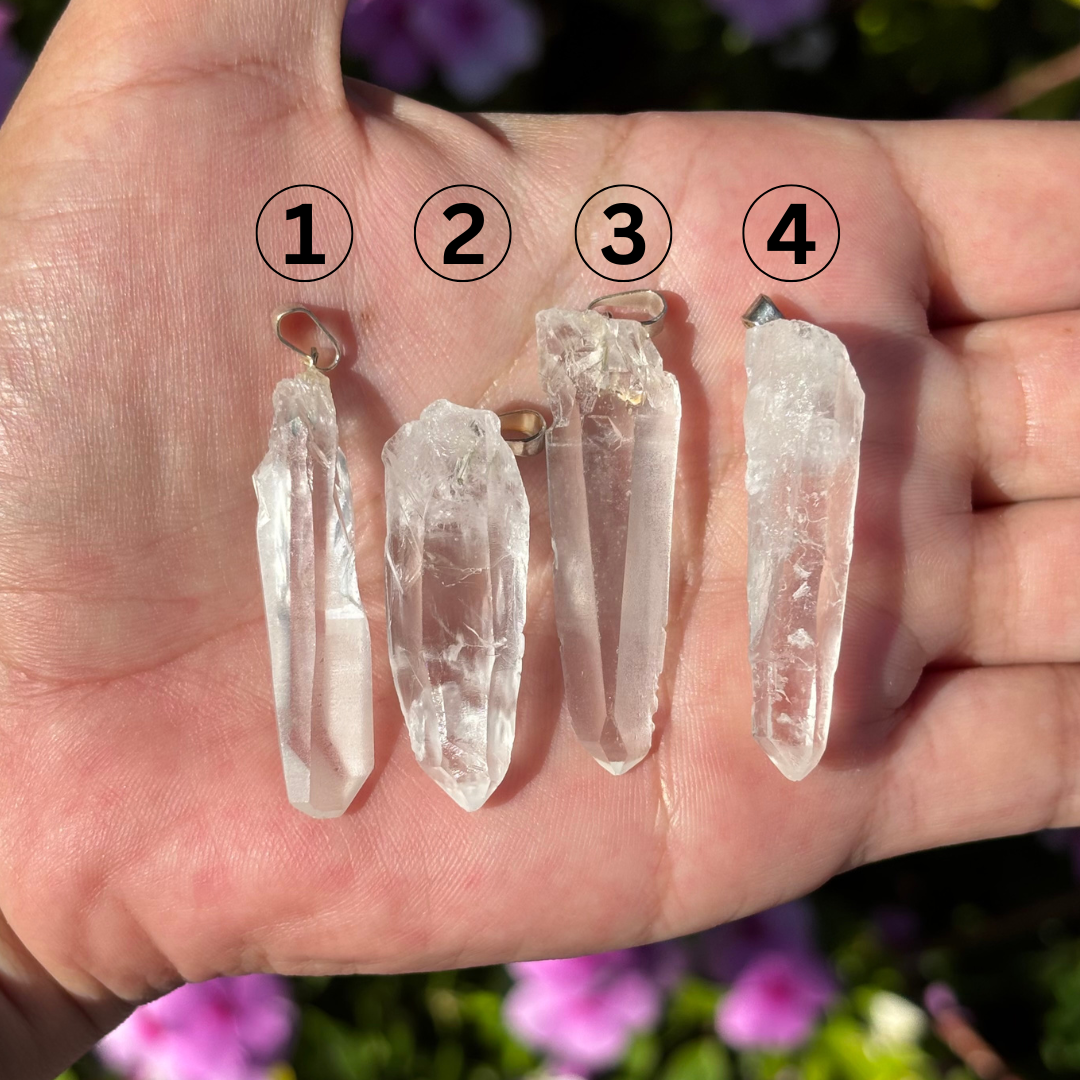 Lemurian Quartz Point Pendant